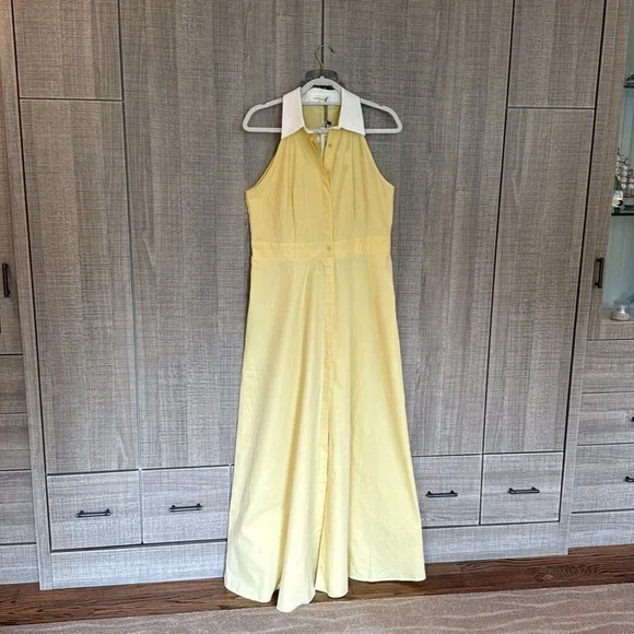 Commense‎ Button Sleeveless Collar Dress - Picture 8 of 16